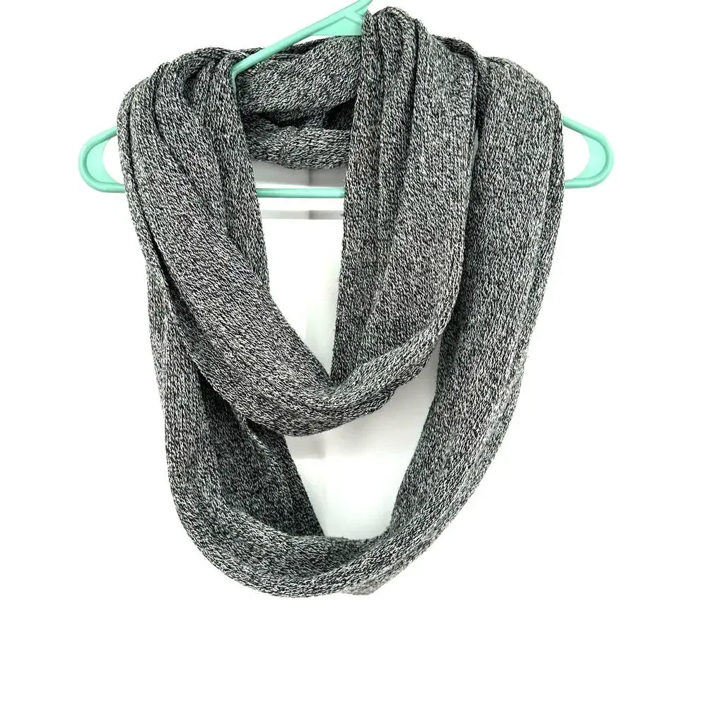 Calvin Klein One Size Scarf Wrap Gray Heathered Accessory‎ Winter Autumn Fall